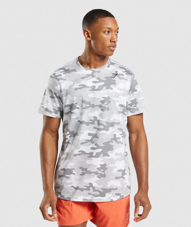 Koszulki Gymshark Arrival Męskie Camo | PL 184EOG